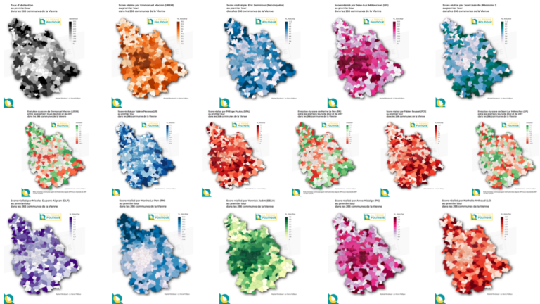 CARTES | Présidentielle – 1er tour: comment la Vienne a voté ?